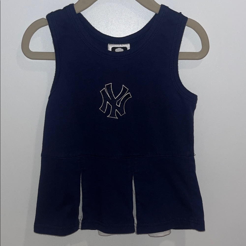 NY Yankees Cheerleading Baby Dress MLB Halloween Baseball Player Cheerleader